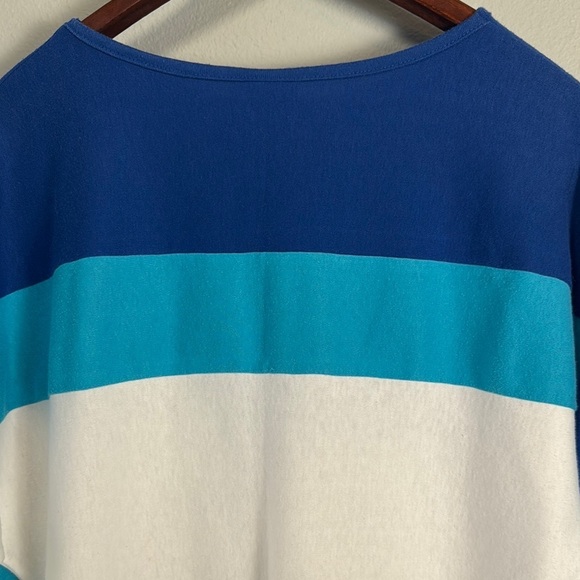 Blue and White Short Sleeve Tee - Picture 9 of 12